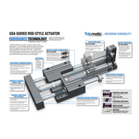 GSA SERIES TOLOMATIC GSA SERIES RODDED ELECTRIC ACTUATOR<BR>SPECIFY NOTED INFORMATION FOR PRICE AND AVAILABILITY